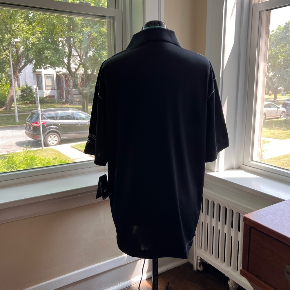 Nike NWT Men’s Black Jack Daniels Golf Shirt, Size Large - Picture 2 of 12